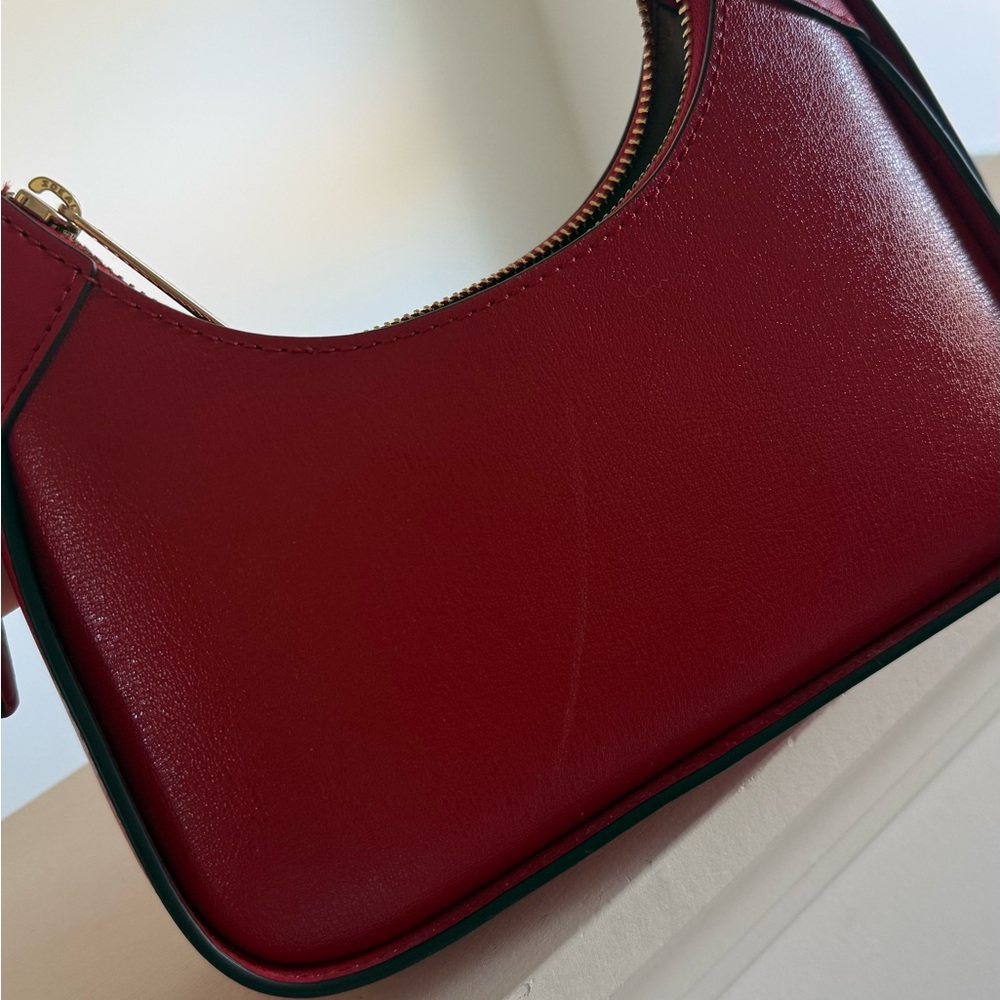 Michael Kors Burgundy Chain Shoulder Bag - Picture 4 of 5